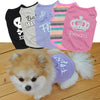 Pet Dog Sleeveless Thin T-shirt - PuppiPaw