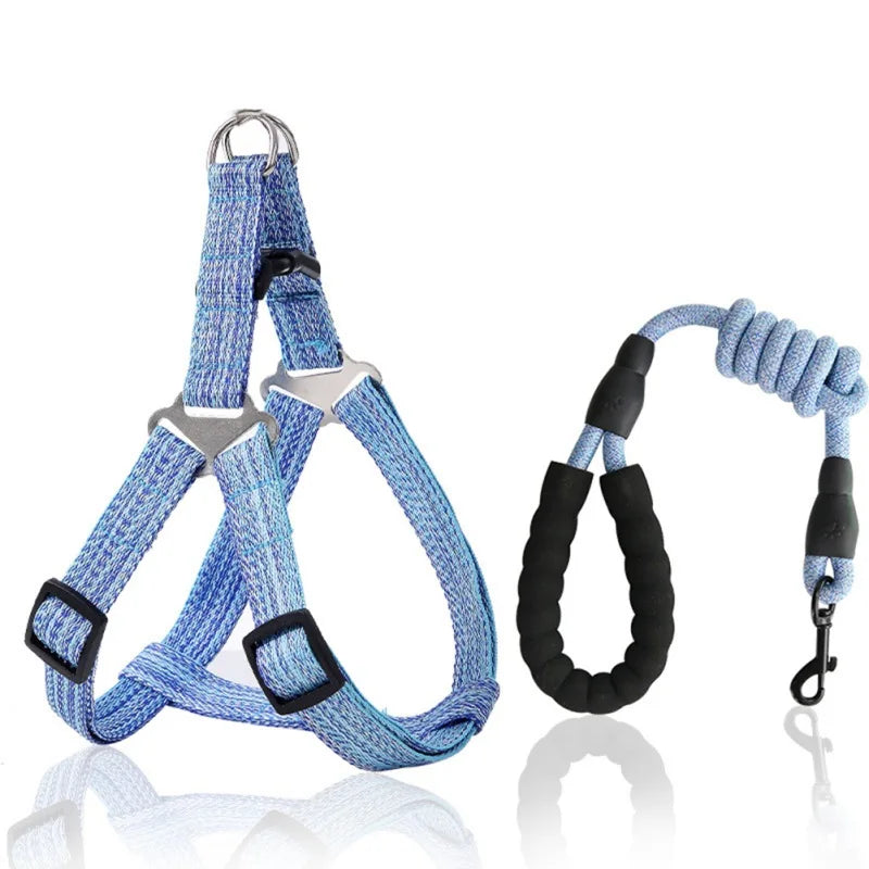 Nylon Pet Dog Harness No Pull Adjustable - PuppiPaw