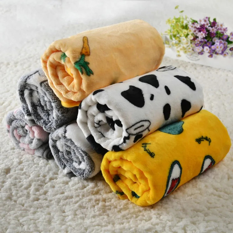 Pet Dog Bed Blanket Soft Fleece - PuppiPaw