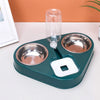 500ML Pet Dog Feeder Bowl With Water Bottle Automatic - PuppiPaw