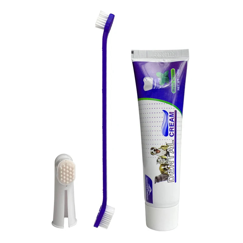 Small Pet Dog Toothpaste Set - PuppiPaw