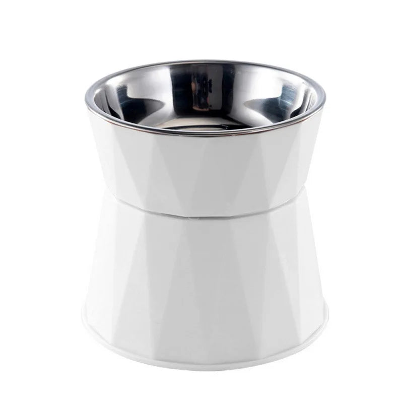 Pet Dog Stainless Steel High Foot Bowl - PuppiPaw