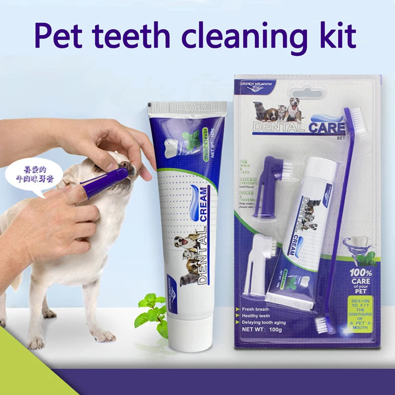 Small Pet Dog Toothpaste Set - PuppiPaw