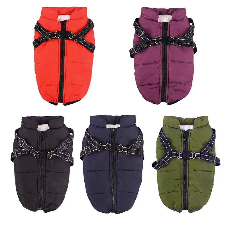 Winter Warm Pet Dog Clothes Waterproof Coat - PuppiPaw