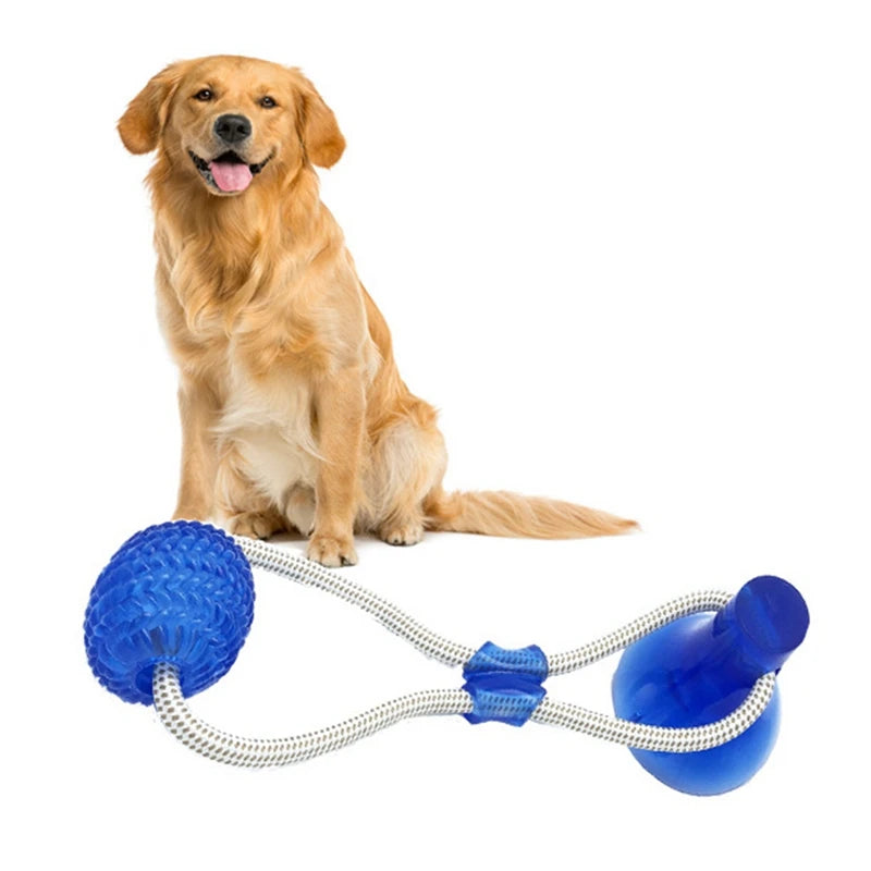 Interactive Pet Dog Suction Cup Push TPR Ball - PuppiPaw