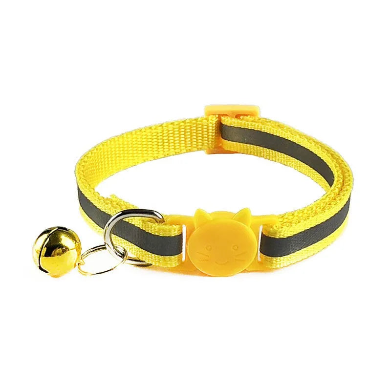 Pet Dog Reflective Colorful Pattern Adjustable Collar - PuppiPaw