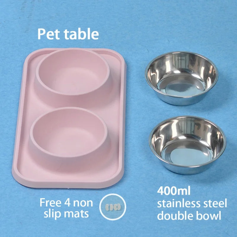 Pet Dog Anti-skidding Double Bowl - PuppiPaw