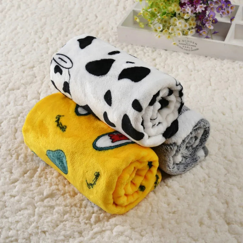 Pet Dog Bed Blanket Soft Fleece - PuppiPaw