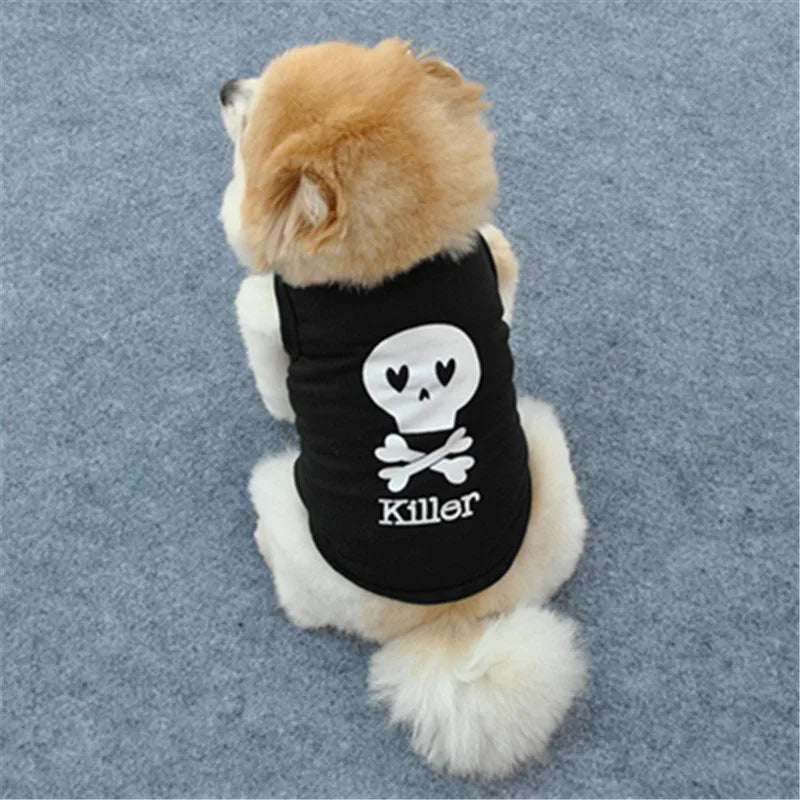 Pet Dog Sleeveless Thin T-shirt - PuppiPaw