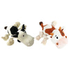 Dog Toys Cow Shape Soft Velvet Chew Toy For Puppy Squeaker Squeaky Plush Bone Molar Pet Toys Bite Resistant Teeth Cleaning Toy - PuppiPaw