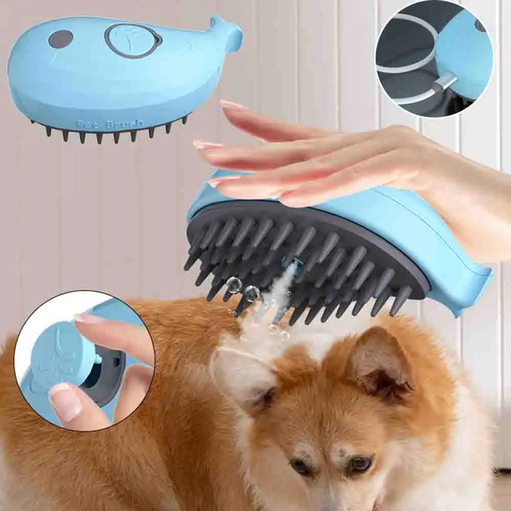 Pet Dog Comb USB Charging Brush - PuppiPaw