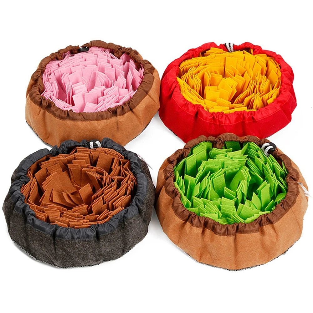 Pet Dog Snuffle Mat Nose Smell Training Sniffing Pad Puzzle Toy - PuppiPaw