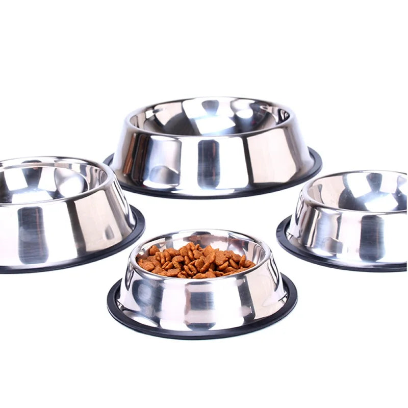 Pet Dog Stainless Steel Feeding Bowl - PuppiPaw