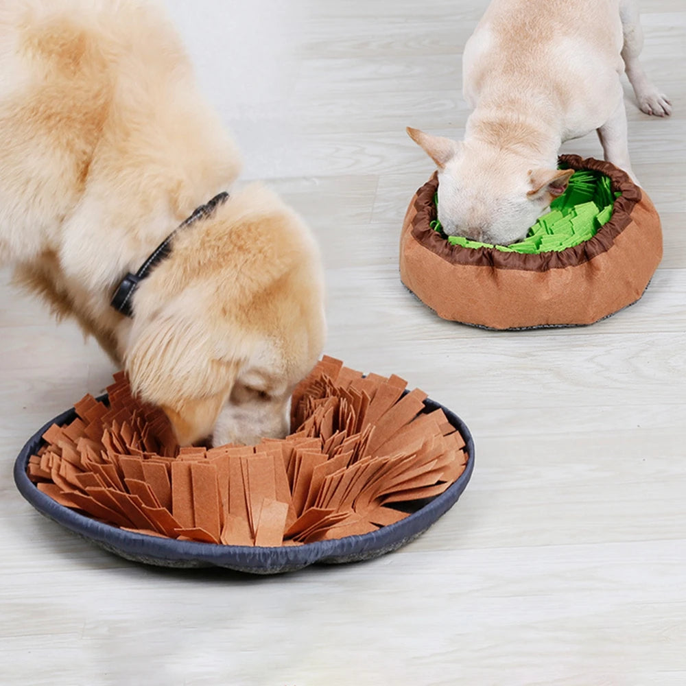 Pet Dog Snuffle Mat Nose Smell Training Sniffing Pad Puzzle Toy - PuppiPaw