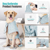 Pet Dog Drying Coat Absorbent Bathrobe Towel - PuppiPaw