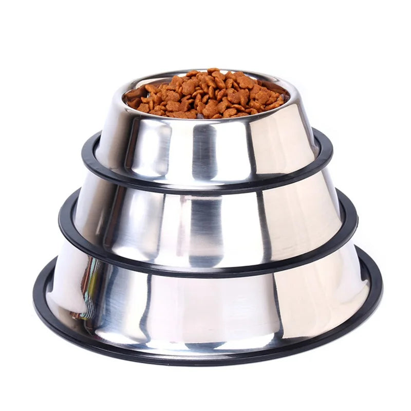 Pet Dog Stainless Steel Feeding Bowl - PuppiPaw