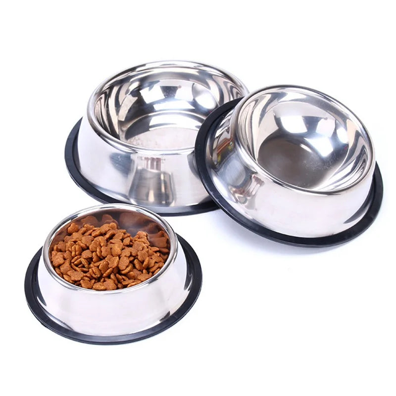 Pet Dog Stainless Steel Feeding Bowl - PuppiPaw