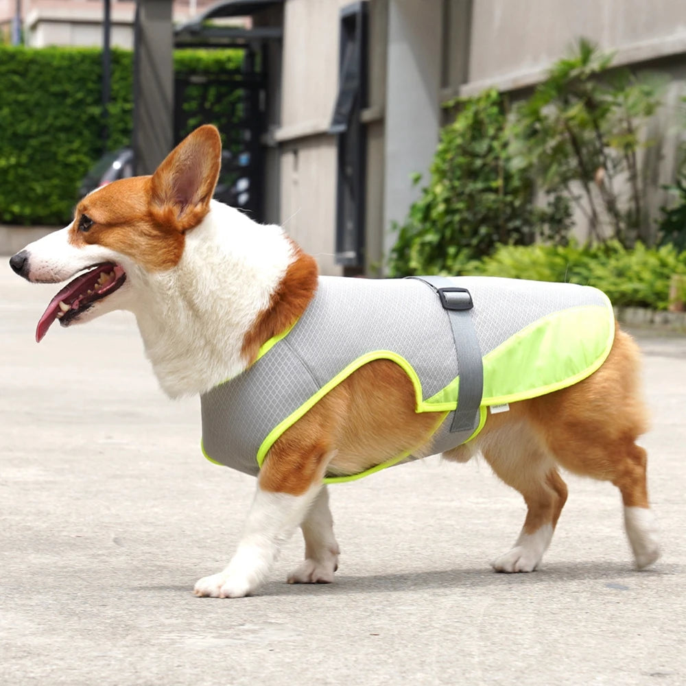 Summer Casual Pet Dog Cooling Reflective Coat - PuppiPaw